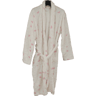 Luxury Dressing Gown  – Pink White