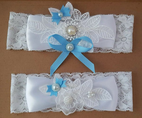 bridal garter set