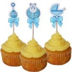 Baby Sower It’s a Boy Cup Cake Topper Set