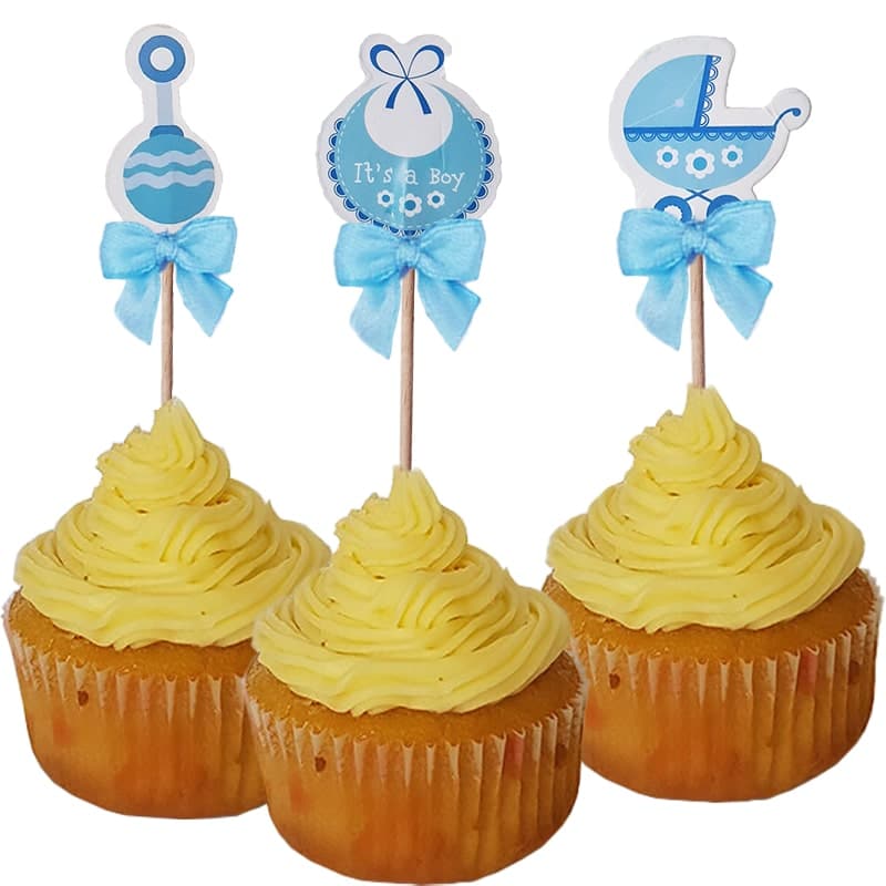 Baby Shower Its a boy cupcake topper
